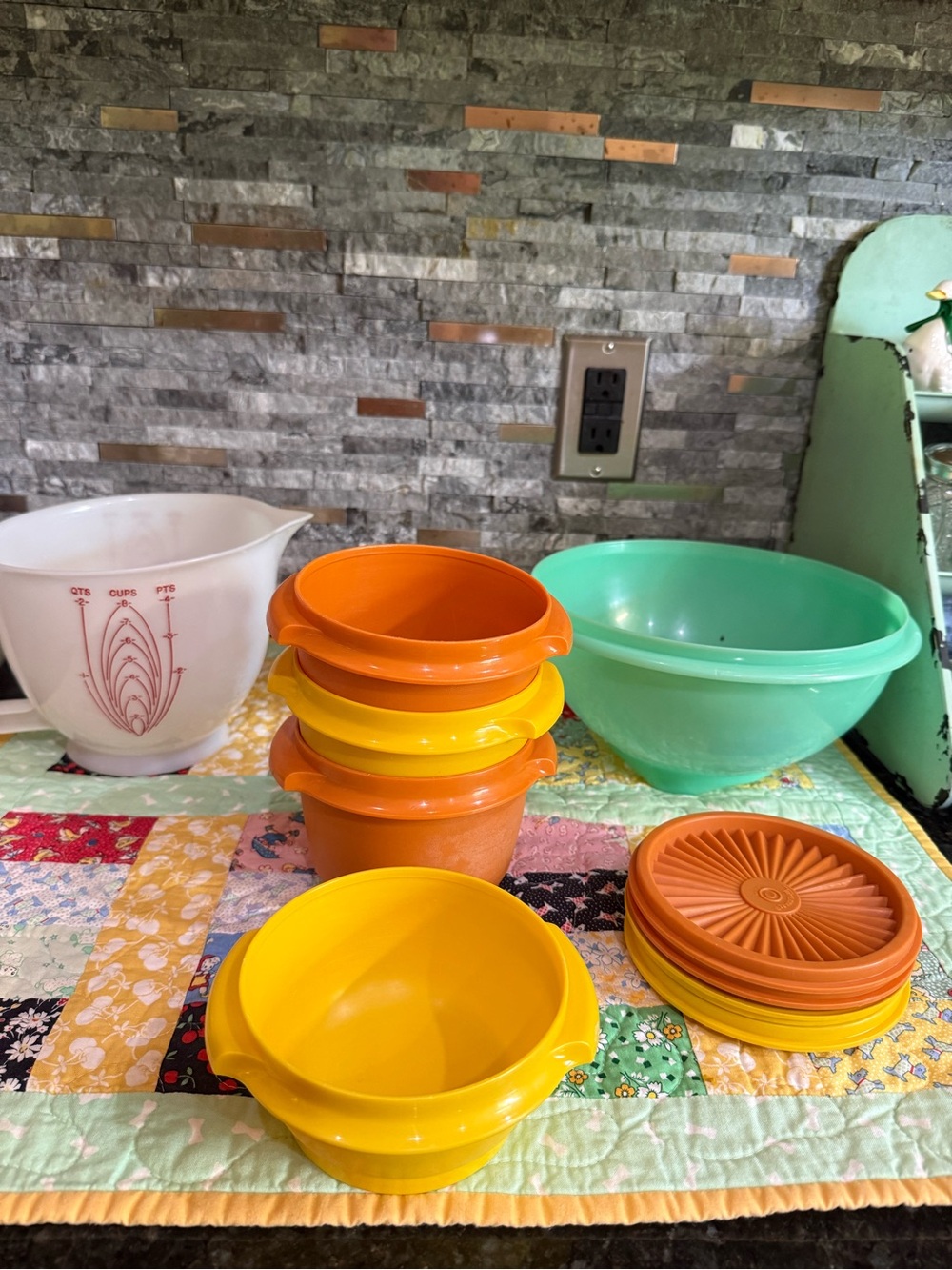 Vintage Granny Core Tupperware Lot